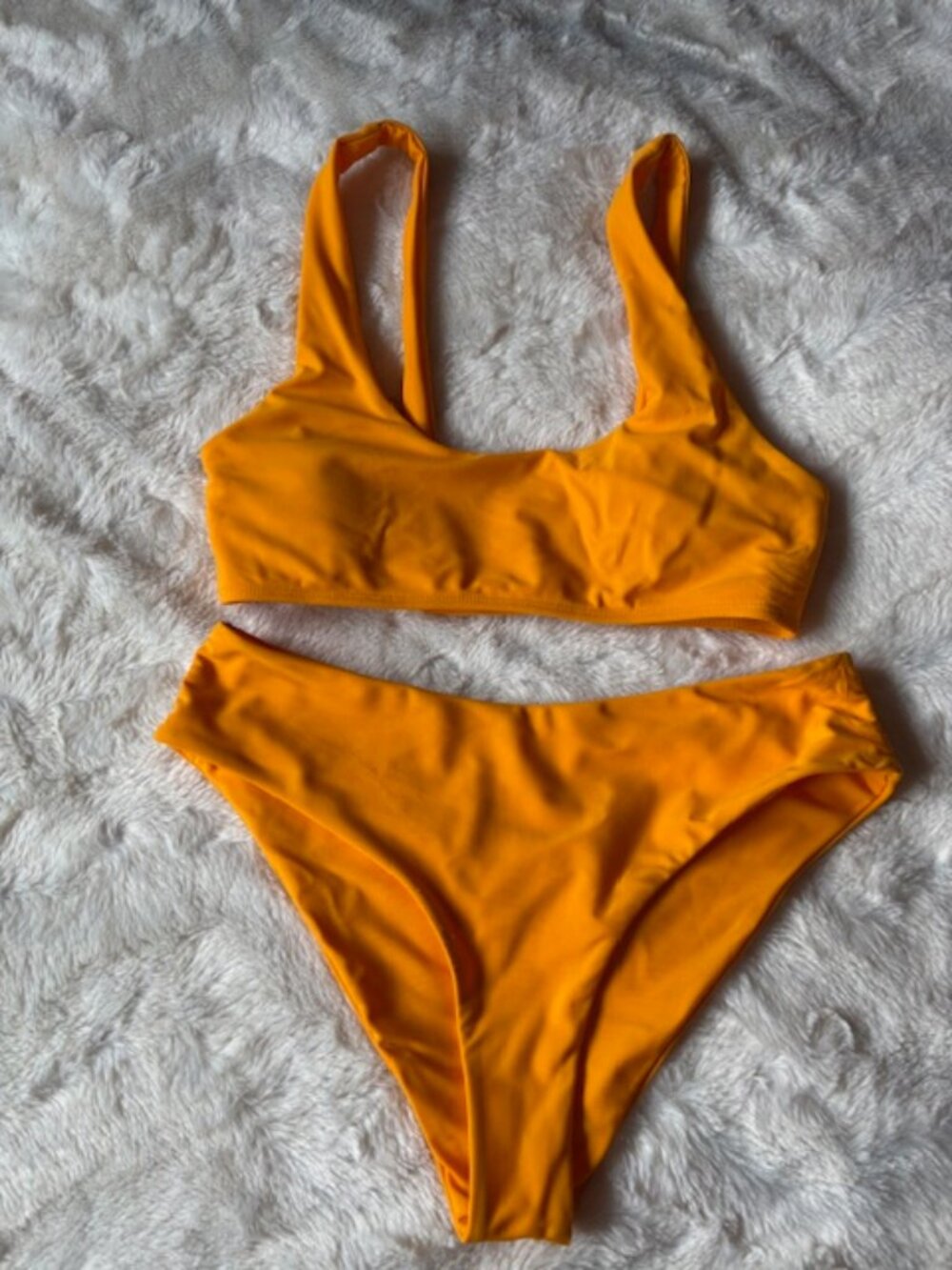 Shein Two-piece Gold Bikini Ladies Size Small